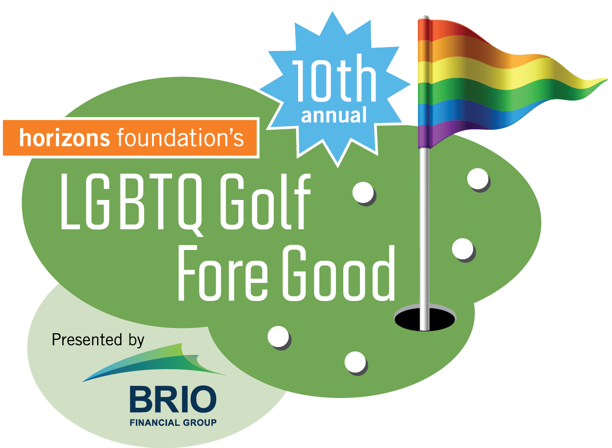 logo for 10th Annual LGBTQ Golf Fore Good