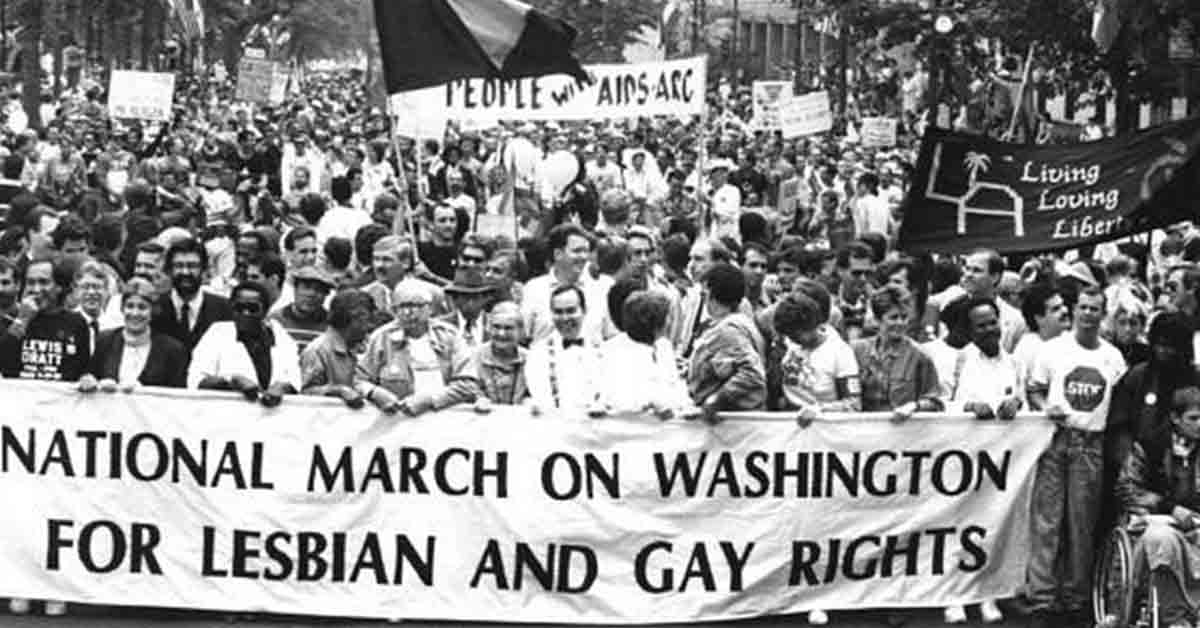 Photo from 1987 March on Washington