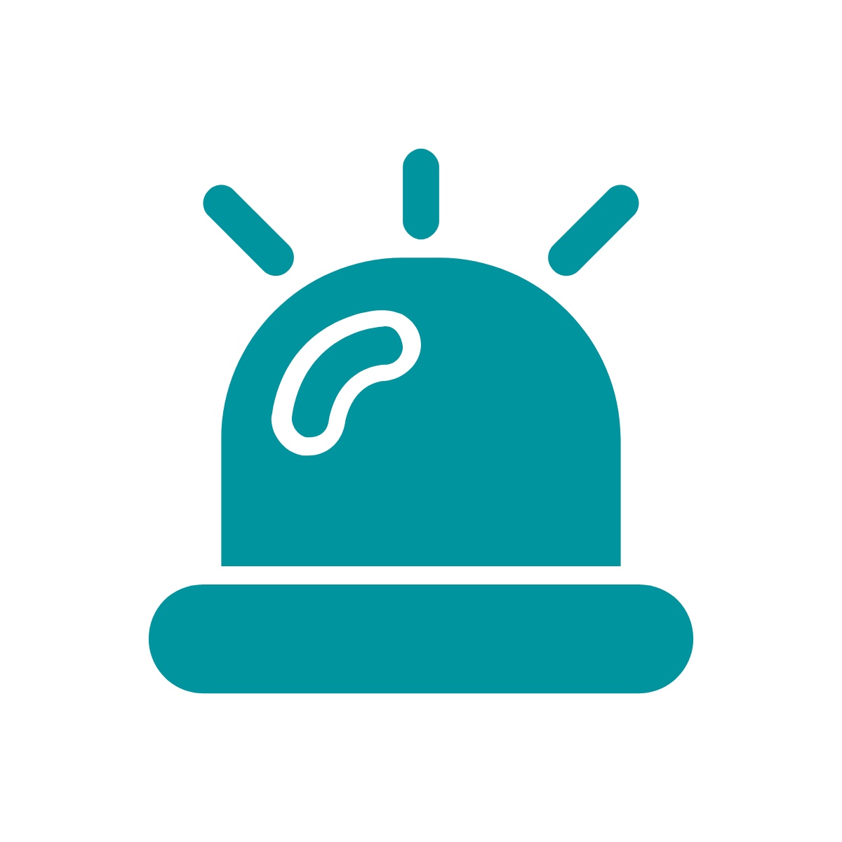 Emergency icon Icon of emergency siren