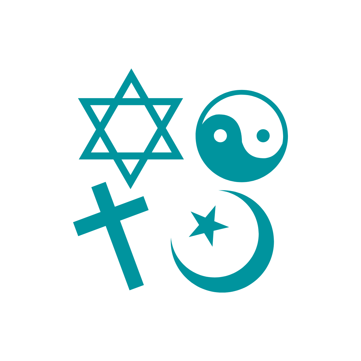 Icon of religious symbols