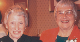 Photo of Joie Hubbert and Mary Greer.