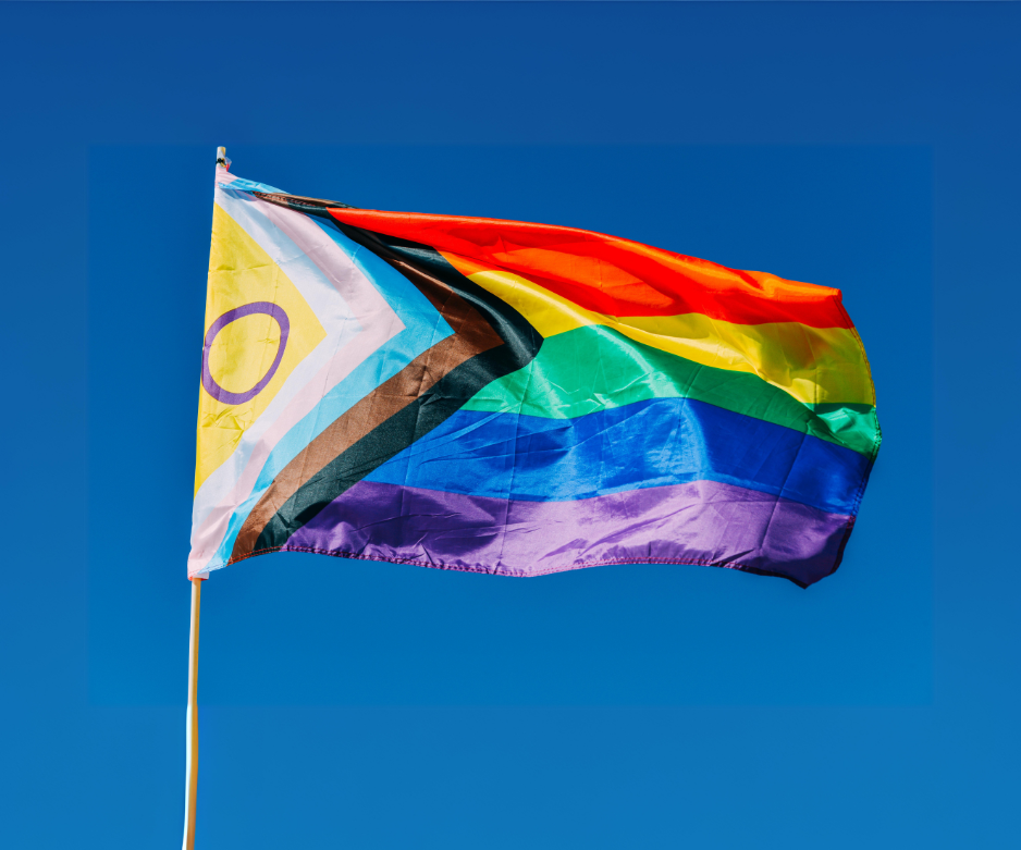 This Pride Month, Remember Your First Time Intersex-Inclusive Progress Pride Flag Waves in the Wind