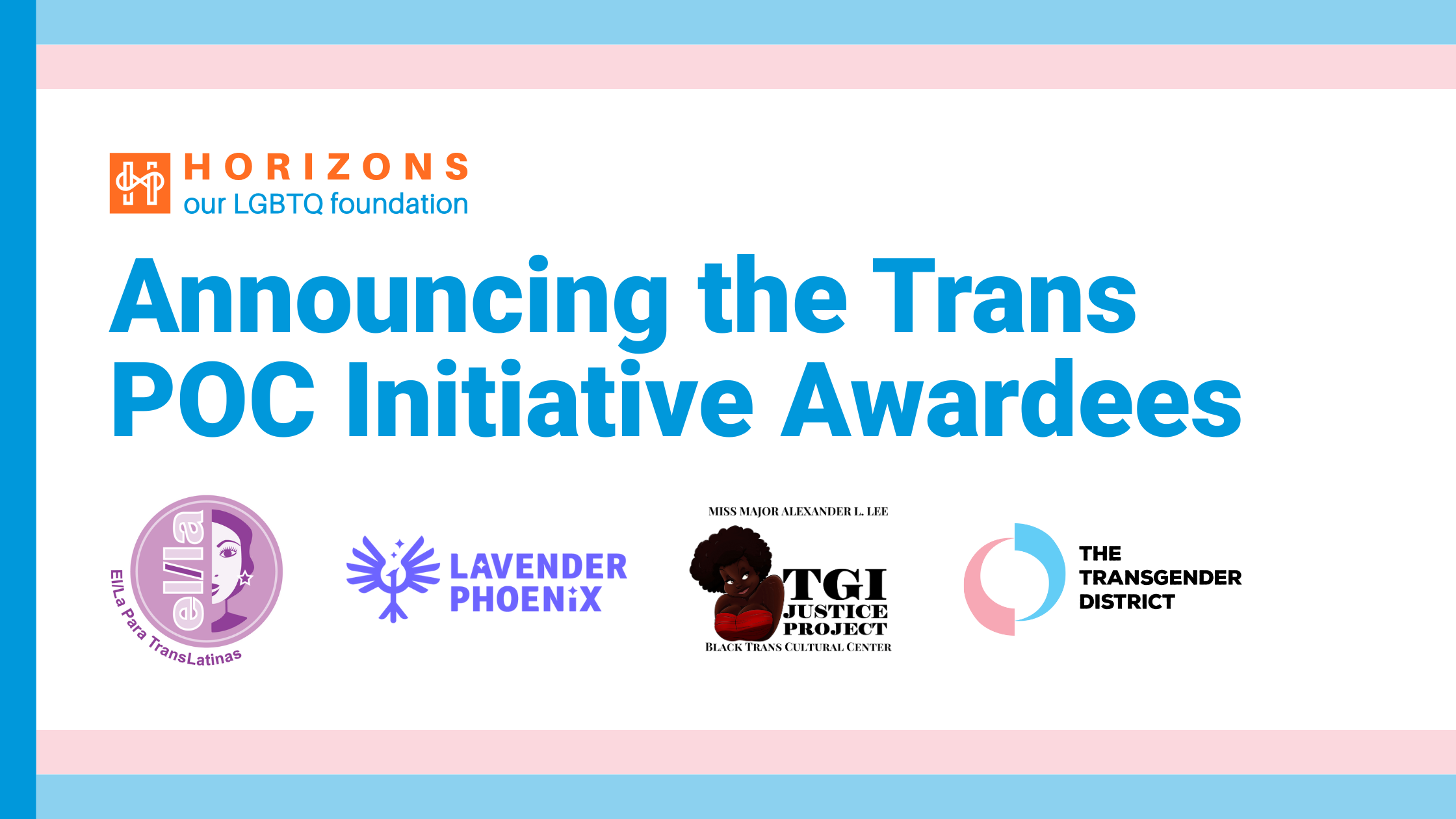 $45,000 Awarded to Bay Area LGBTQ-Primary Organizations 202$ Spring Donor Engagement Award Recipient